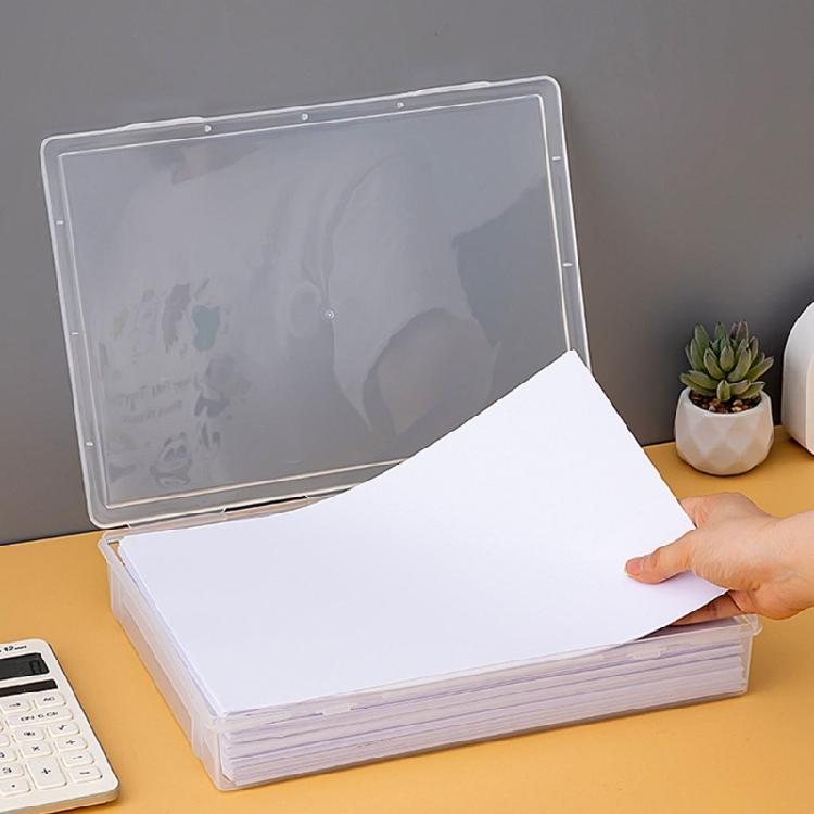 Портативный контейнер для хранения офисных принадлежностей, штабелируемый ящик для документов, влагозащищенный пластиковый контейнер, органайзер для журналов