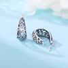 New Earrings DIy Style Earrings High-end Niche Design S925 Silver Earrings, Personalized Jewelry Gift