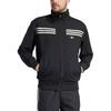 adidas Оригинальная мужская куртка 70-х годов с воротником-молнией и длинным рукавом, черная JN5962