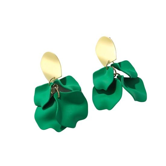 Yousheng 1 пара серег-капель в стиле ретро с лепестками роз, длинные стильные серьги-подвески, яркие цветные серьги, ювелирные аксессуары