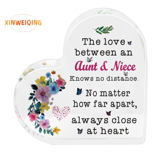 Орнамент в виде сердечка, прозрачный цветочный принт, подарок в виде сердца с гладкими краями, женщина-учитель, коллега, медсестра, доктор, благодарственный подарок