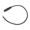 JORINDO XLR Female to 3.5mm 1 8in Male Microphone Cable Balanced Signal Interconnection CordJD6025‑0.5m   1.6ft