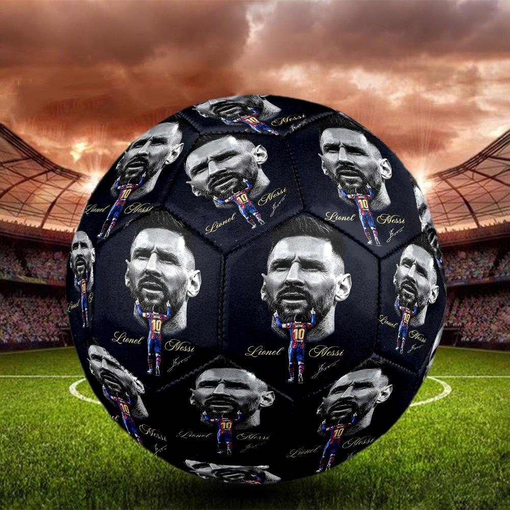 1pc Sevilla Fc Crest Soccer Balls Standard Size 5 Machine-Sports League Outdoor Match Football Training Ball Futbol Voetbal,Resistant Material Y070833