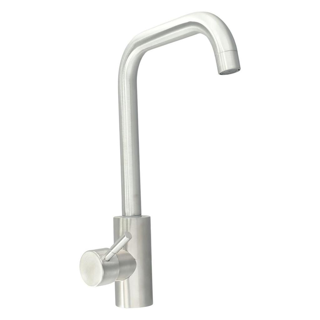 2 Holes Kitchen Faucet 304 Stainless Steel Ceramic Valve Brand New