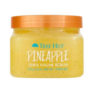 Shea Sugar Scrub 510g 1 Pack Pineapple Tree Hut Pineapple Shea Sugar Scrub, Exfoliating