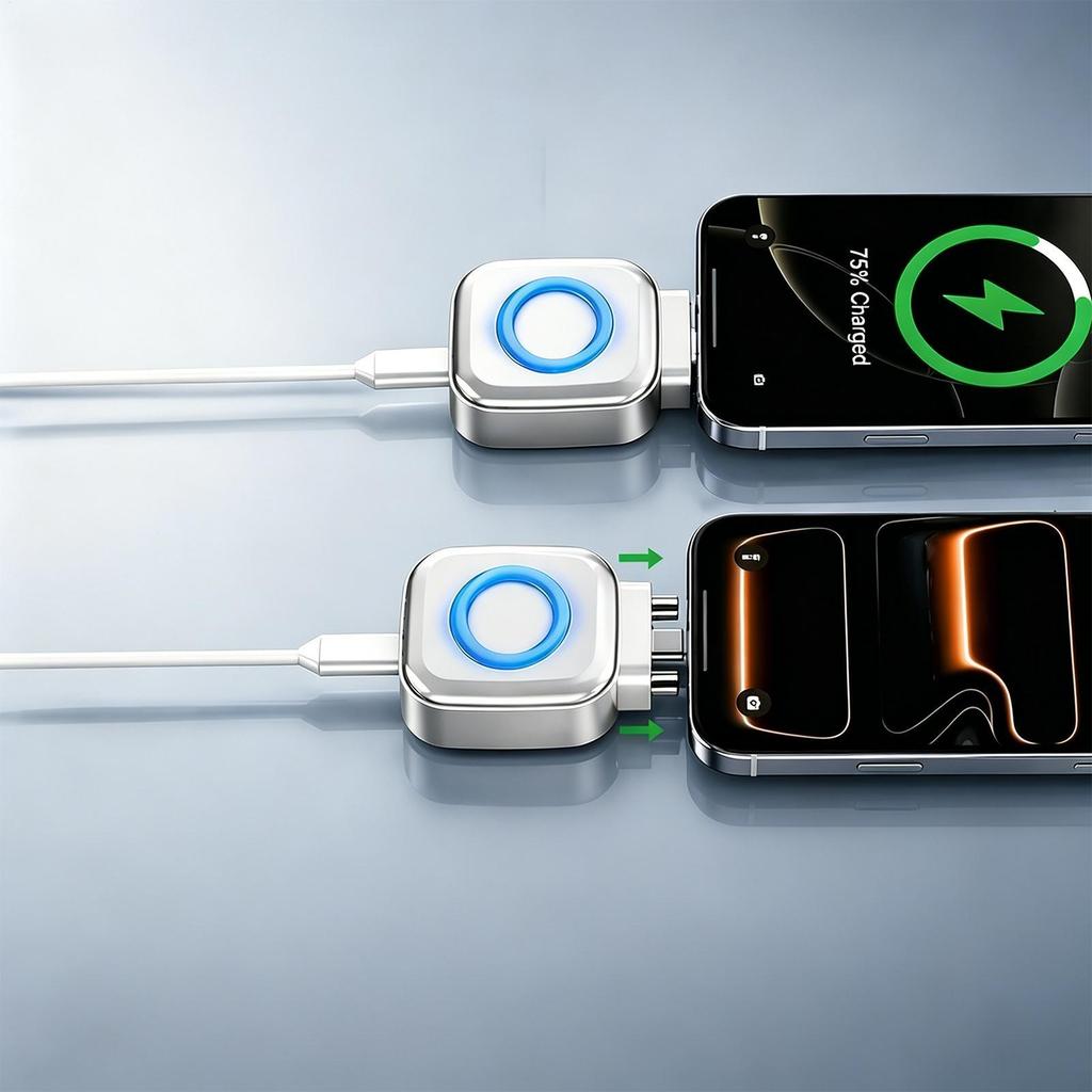 AI Smart Charging Disconnect Adapter Auto Power Off When Fully Charged 140W Type C Fast Charger Battery Protector For Phone Lap