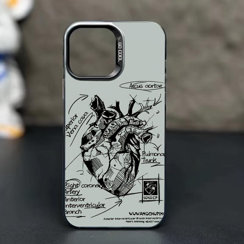 Премиальный графический чехол для телефона iPhone 15 14 13 12 11 x XR Xs SE2 SE 8 7 plus pro Max mini Задняя крышка ПК