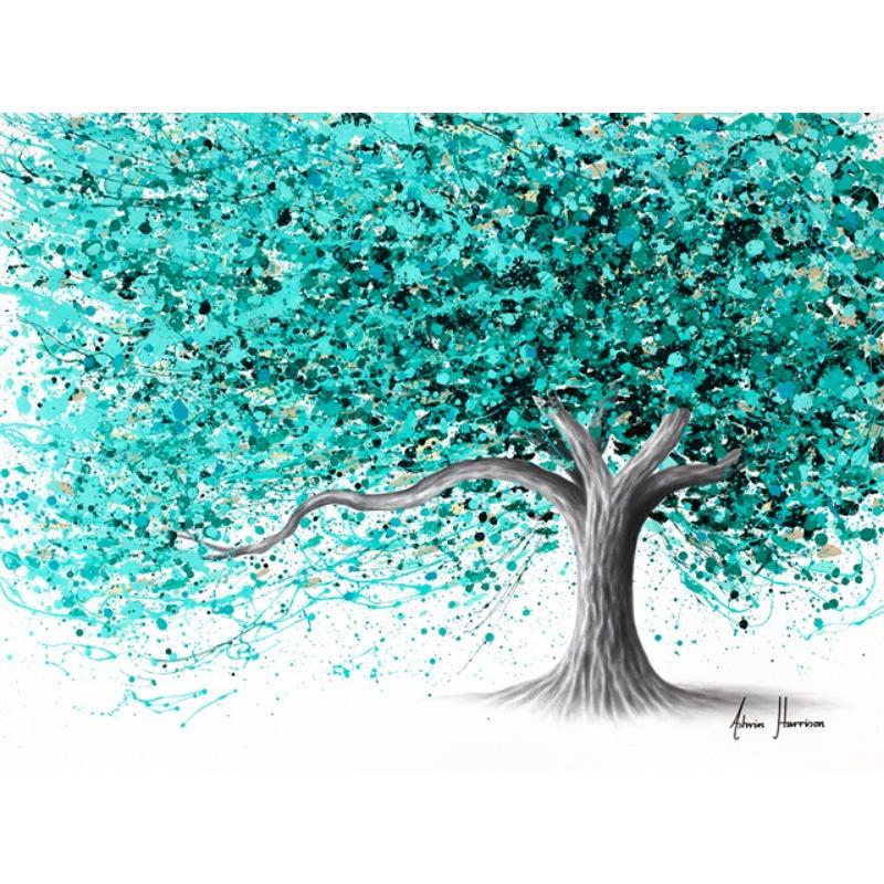 Abstract Colorful Trees Canvas Painting Posters Prints Beautiful Tree Wall Art Pictures for Living Room Home Aisle Decoration