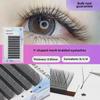 0.05yy Braided Mesh False Lashes: Y-Shaped Cross-Patterned for Grafting