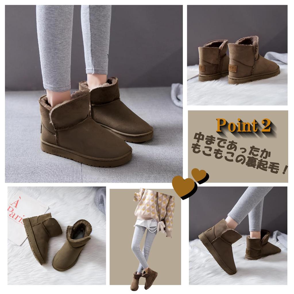 Женские ботинки в стиле дубленки One Short с короткой ворсистой подкладкой, средней длины, теплые, повседневные, зимние, пушистые, (Коричневый, 25 см)