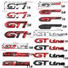 Car Fender Side Sticker Trunk Metal Badge Emblem For GTI GT GTline GT RCZ 406 405 205 3008 206 208 408 508 407 107 307