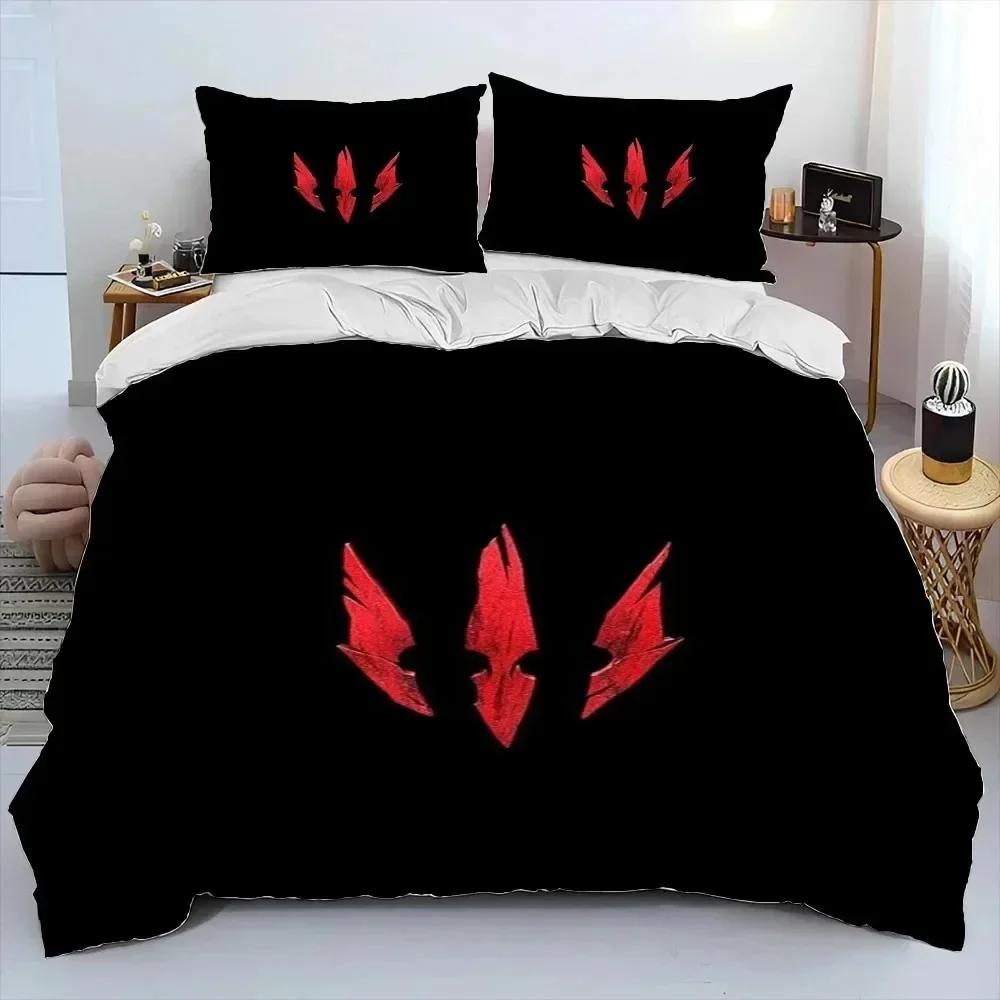 3D The W-Witcher Game cartoon Comfortable Duvet Quilt Cover Pillowcase Bedding Set Children Bedroom Decoration Home Textile