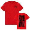 AFRAID TEE THE NEIGHBOURHOOD Футболка Band NBHD Повседневный Дизайн Графический Принт Мерч Футболки С Коротким Рукавом Хлопок Женские Футболки Мягкие