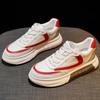 Casual Platform Sneakers Women Leather White Women Sport Shoes Summer Thick-soled Fashion Platform Vulcanized Shoes