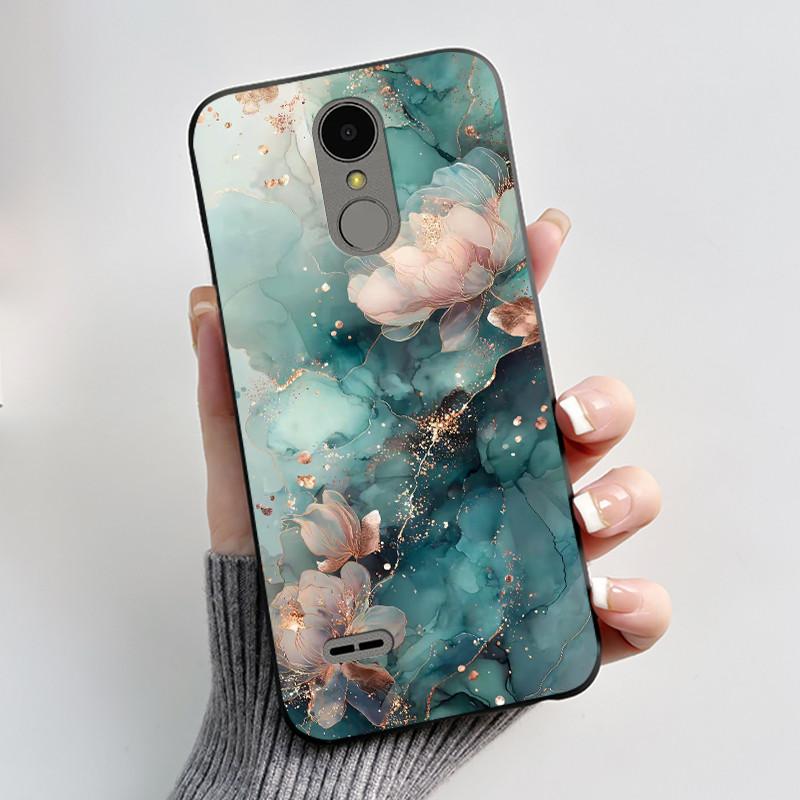 Чехол для LG K4 2017 X230/LG K8 2017 X300 Тонкий Чехол Эстетичный Роскошный Милый Крутой Мальчики Девочки Черный Матовый Мягкий Силикон Задняя Крышка