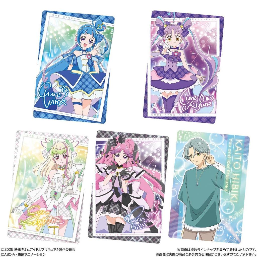 BANDAI Idol PreCure Спасибо за сверкающее живое шоу для сверкающей карточки жевательная резинка коробка конфета игрушка фильм ждем! Ты! 20 штук