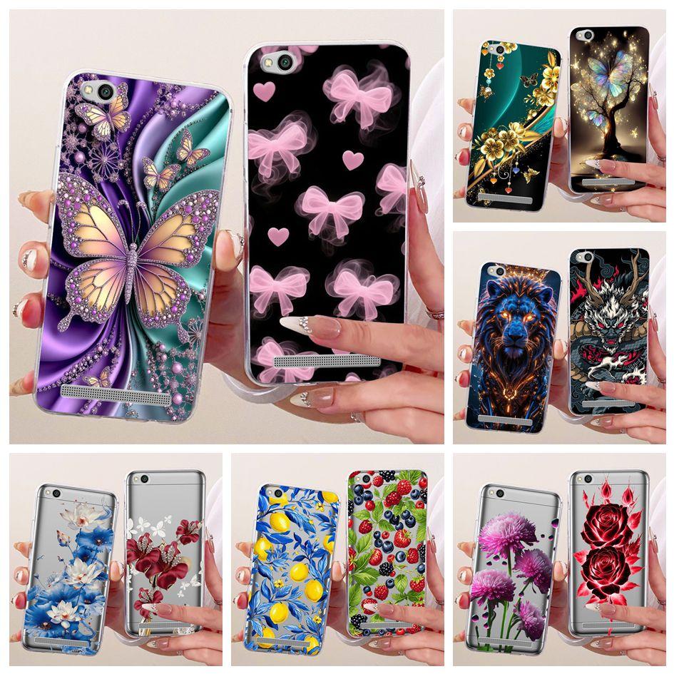 Для Чехол Xiaomi Redmi 3 Pro Чехол Модный Бабочка Цветочный Мягкий Силикон Тонкий Прозрачный Оболочка Телефона Для Xiaomi Redmi 3S Redmi3 Funda