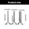 3 шт. практичных трубок для наполнения колбас, набор аксессуаров, воронки для наполнения мяса из нержавеющей стали для домашнего и кухонного использования