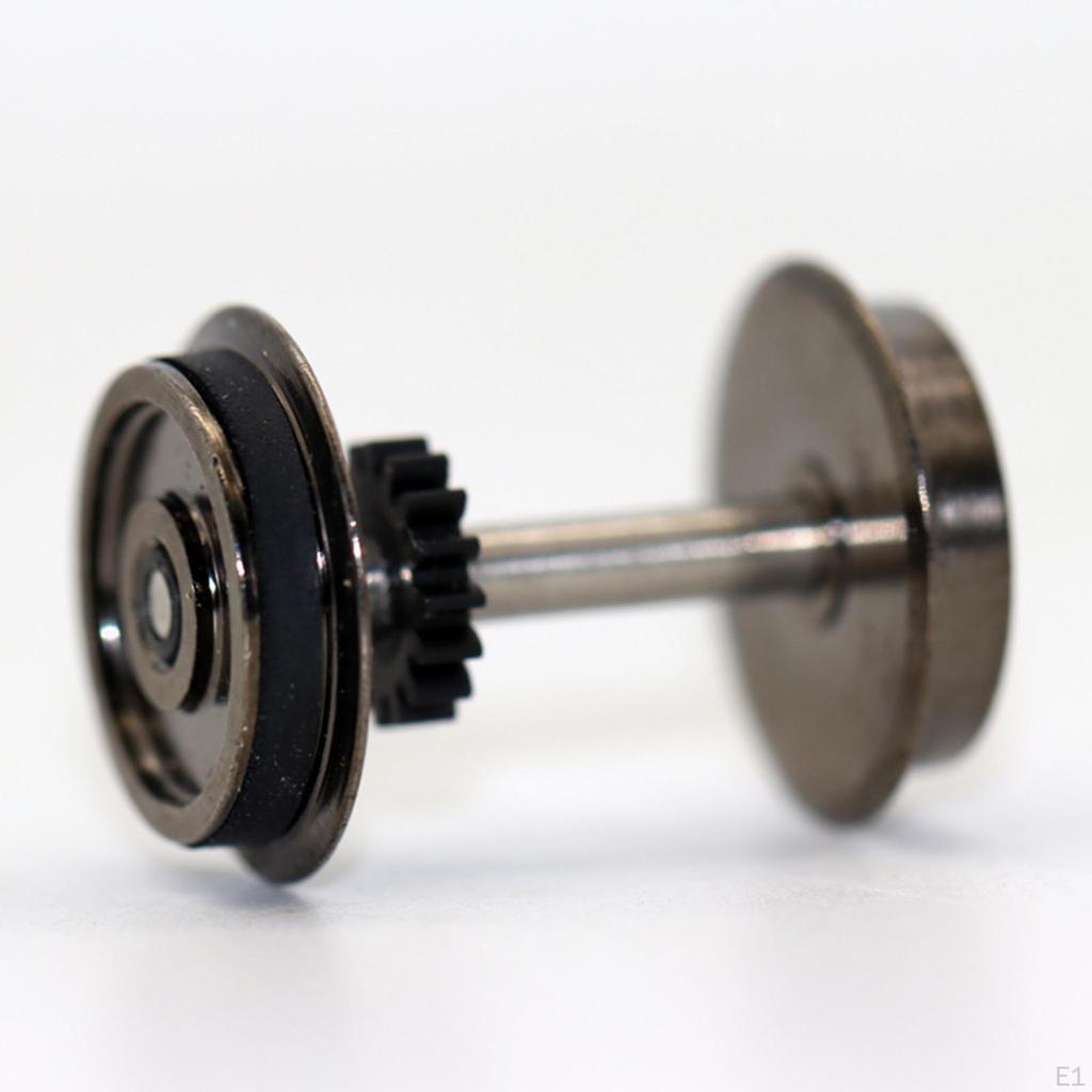 2 металлических колеса HO Train Parts Высокопрочная запасная часть Scale Wheel Hobby Trains Аксессуар для