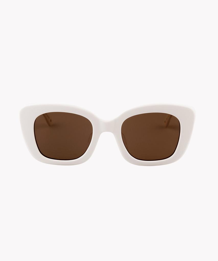 Seupeulingseuteulingseu Butterfly Shape Sunglasses Page 74 [Cream Ivory]