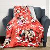 Mickey Minnie Christmas Blanket Soft Throw Blanket For Home Bedroom Bed Sofa Travel Office Solid Christmas Blanket