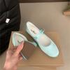 Мода Bailamos Женские балетки Мода Круглый носок Неглубокие Слипоны Женские Мягкие Женские Мэри Джейн Балетки Плоский каблук Повседневные Балетки