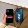 Чехол для телефона M-Martini Racing с горизонтальной полосой из ПК+ТПУ для IPhone 11 12 13 14 15 16 17 Plus Pro Max