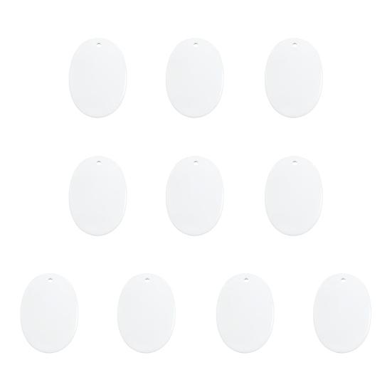 Сублимационное керамическое украшение Белое сублимационное заготовка-украшение Незаконченное рождественское подвесное