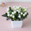 Artificial Flower Bonsai Plastic Small Tree Pot Home Table Garden Decor Prop