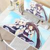 Kawaii Anime Girl N-Nekopara Mouse Pad HD Printing Anti-Slip Rubber Bottom Washable Table Pad PC Gaming Mouse Mats Office Carpet