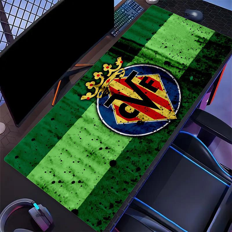 Villarreal Print Cushion Non-slip Laptop Tablet Big Mousepad XXL Mat Mini PC Playmat With Lock edge
