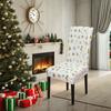 Cartoon Christmas Chair Cover Seat Protector Wear for Chairs Dinner Chair Seat Cover  Party Decor