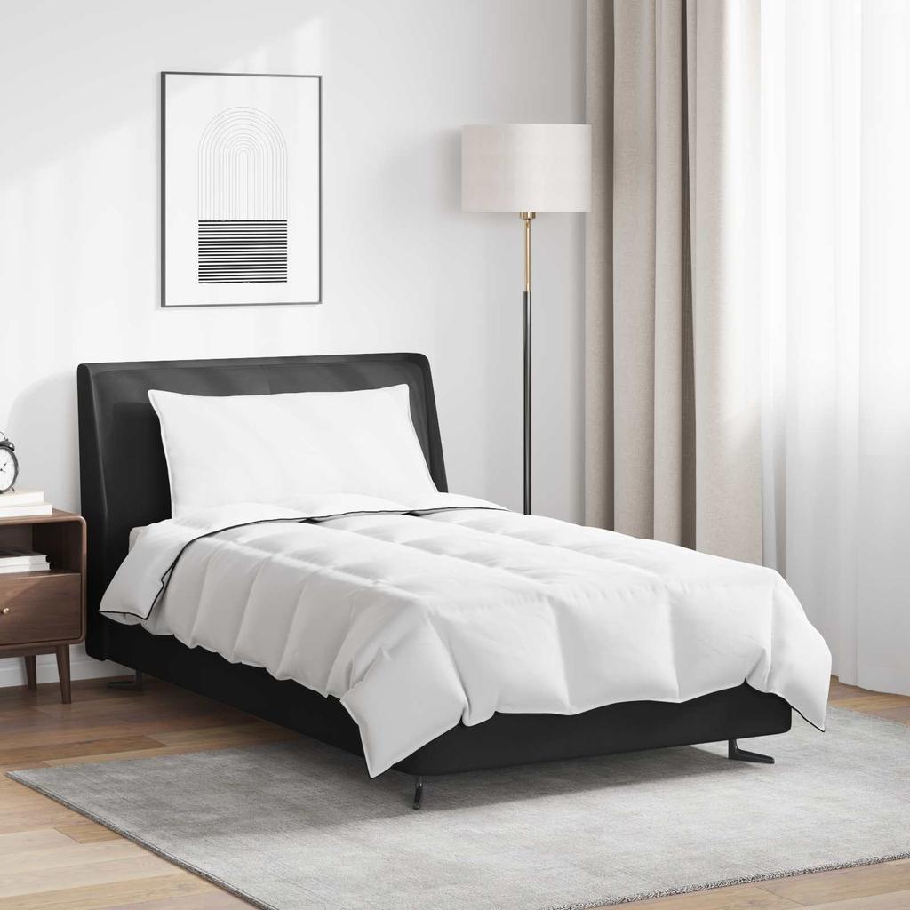 Winter Duvet with Pillow 2 pcs White Down and Feather