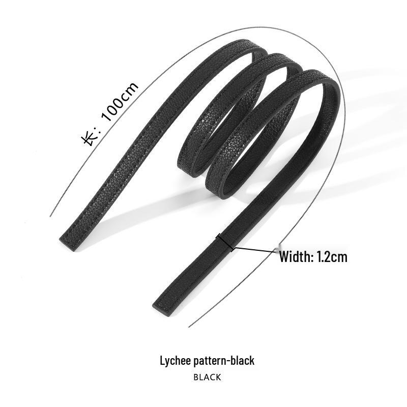 Полоски из коровьей кожи: D-63 Оригинальные DIY Аксессуары для багажа - Варианты плоского, крестообразного, личи плетения