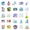 50 Boutique Lab Cartoon Graffiti Collection Stickers Diy Children'S Enlightenment Creative Decoration Waterproof Stickers