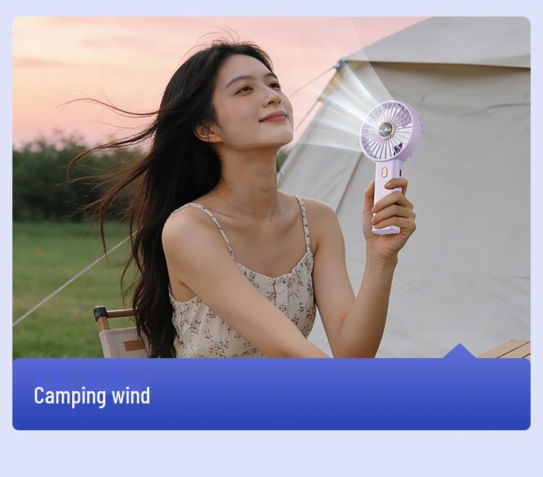 USB Mini Portable Fan: Handheld and Desktop Electric Fan for Students and Office Use