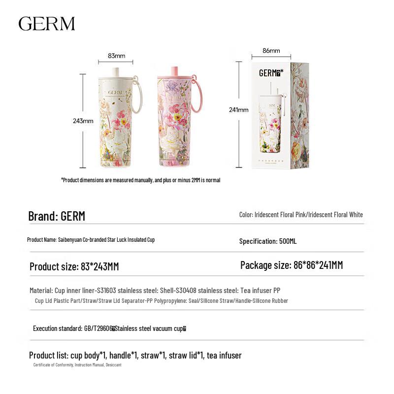 Термокружка GERM x Saibenyuan Kaka Le