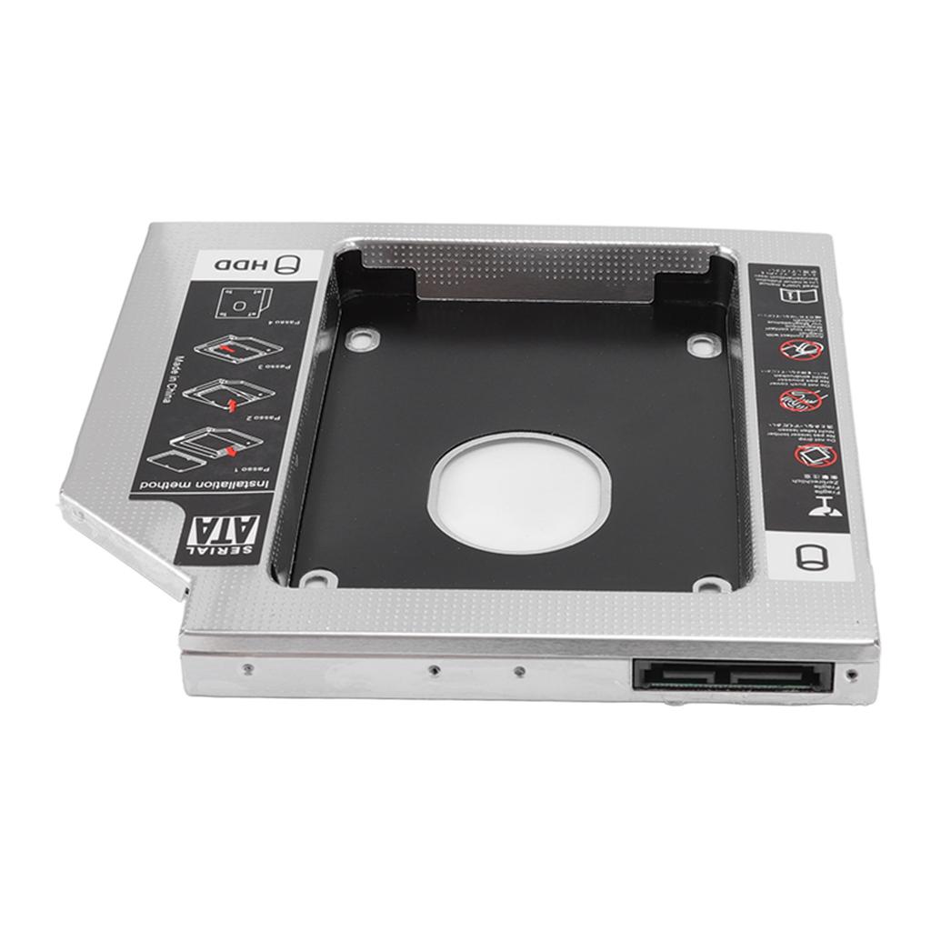 SATA к SATA 2-й HDD SSD Корпус 2-канальная защита Кассета для жесткого диска Лоток для 12,7 мм CD