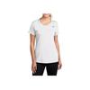 Nike Logo Print Short Sleeve T-Shirt Women Tops White CU7599-100