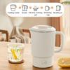 800ml Collapsible Travel Electric Kettle BPA-Free Auto Shut-off Foldable Design Portable 600W Water Boiler Small Kettle