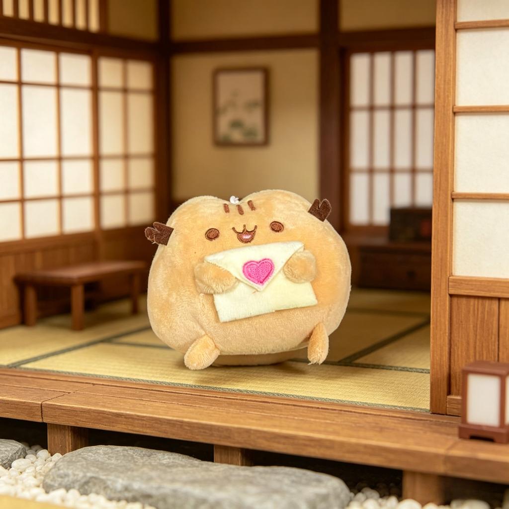 Cartoon Fun Baguette & Cinnamon Roll Plush Pendant, Teapot Coffee Cup Plush Doll Toy, Home Decoration Kids Gift