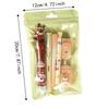 6Pcs/Set Cartoon Christmas Stationery Set Highlighter Pen Back To School Student Tools Gift Kit Eternal Pencil Eraser