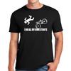 I Do All My Own Stunts Funny Men T-Shirt Bicycle Bike Birthday Gift Top Tee