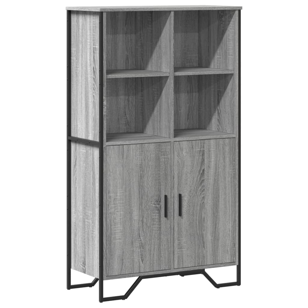 Highboard Gray Sonoma 79.5 x 35.5 x 137.5 cm Particleboard