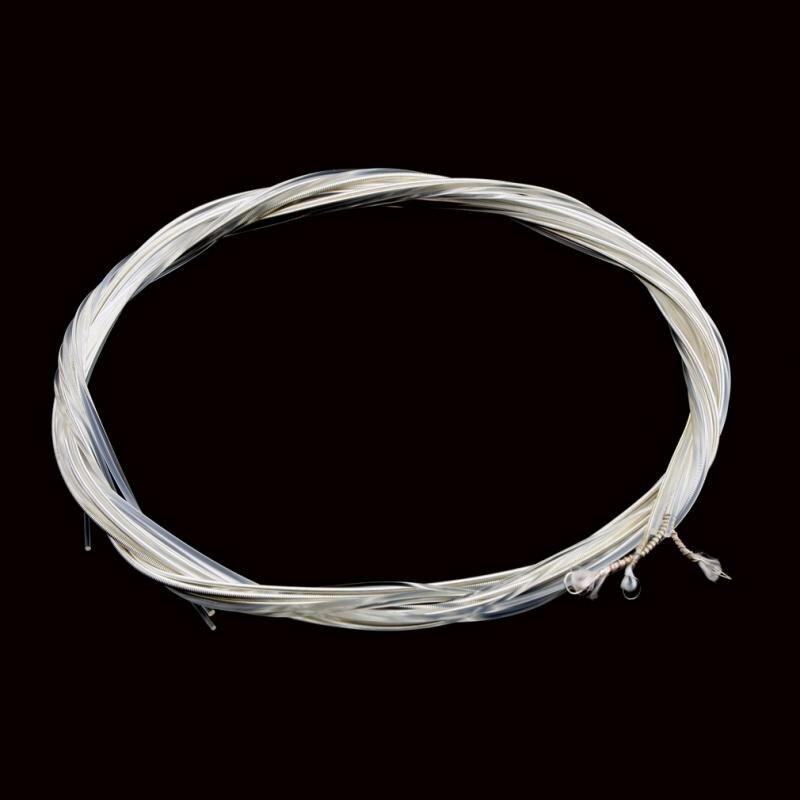 6pcs Classical Guitar Strings Set Plating Super Light Classic Guitar Clear Nylon Silver Strings Silver Plated Copper XYZ