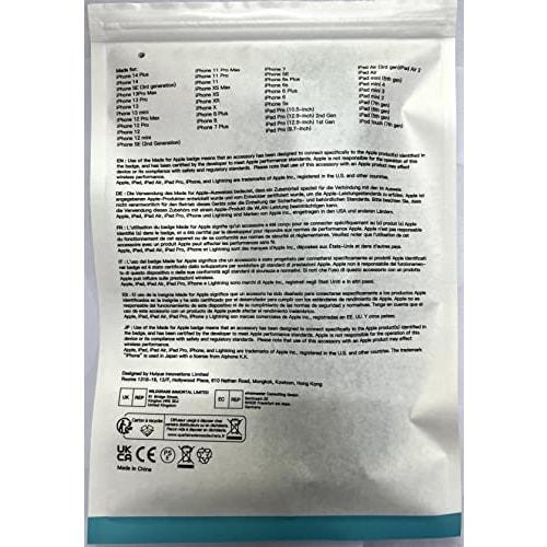 iPhone Charging Cable Lightning Cable 3M Set of 2 [MFi Certified] Lightning Cable RAVIAD iPhone Charging Cable Fast Charging iPhone Charging Cord iPho