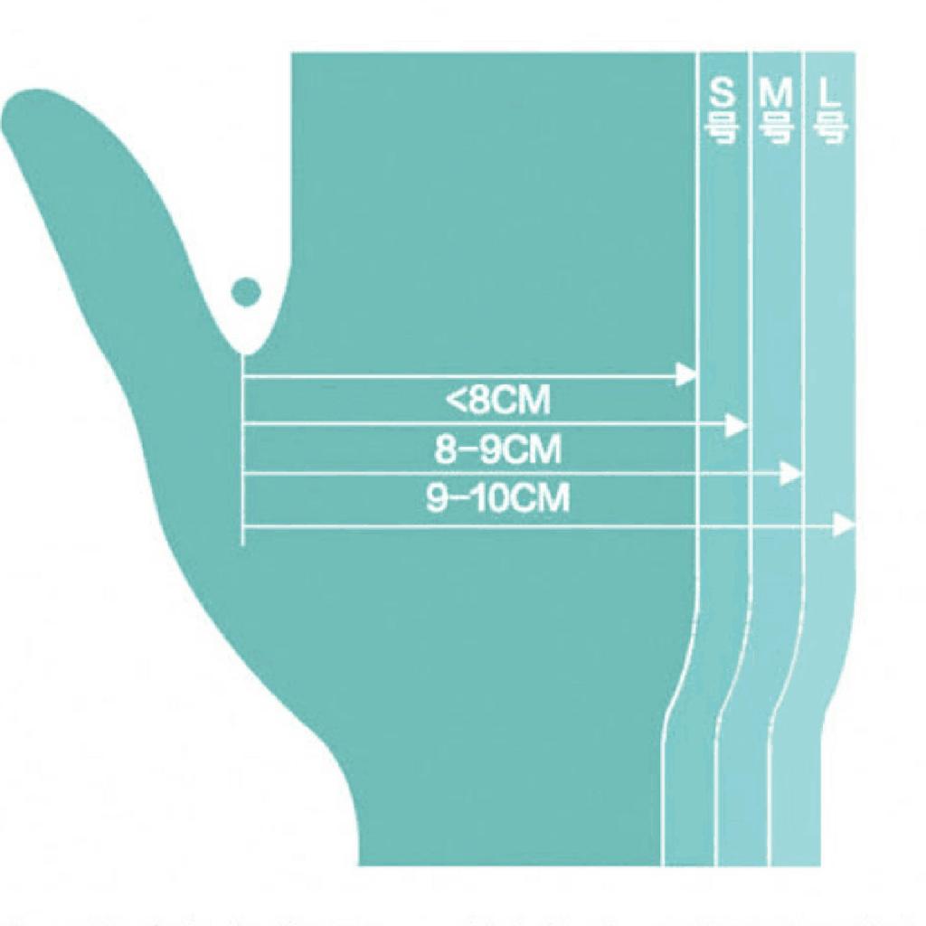 100Pcs Comfortable Rubber Disposable Mechanic Nitrile Gloves