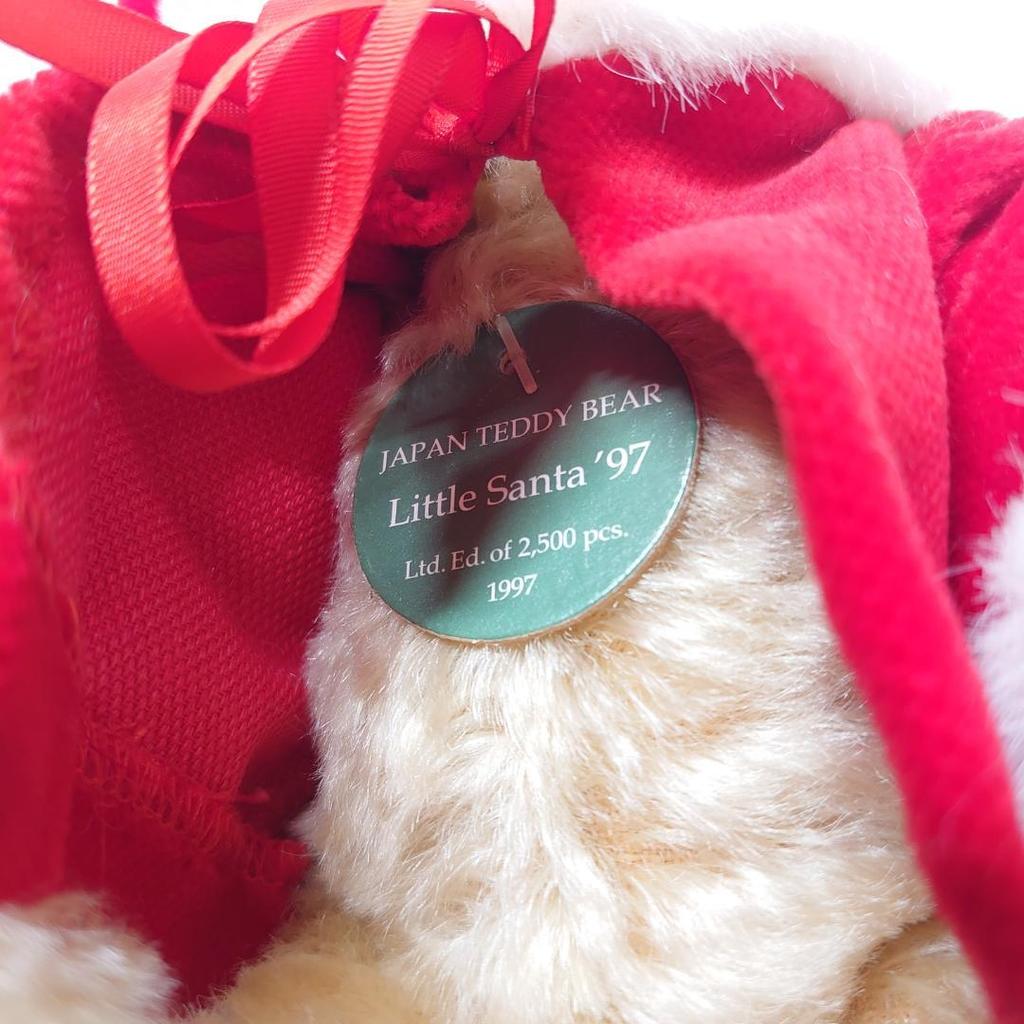 [Б/У] Steiff Маленький Санта '97 Плюшевый мишка 1997