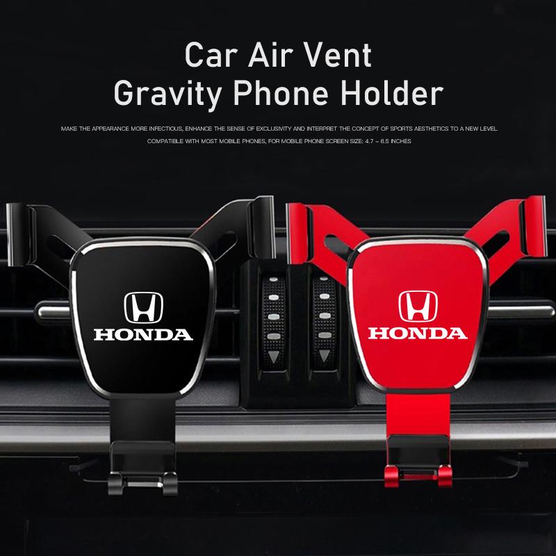 TQDX8 Car Phone Brace Mount Auto Air Vent Handset Holder For Honda Civic Accord Fit Jazz Pilot CRV Odyssey Passport City Shuttle HRV