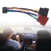 Жгут проводов Долгий срок службы Легко установить Пластиковый Автомагнитола Радио Стандартный ISO разъем для автомобиля
